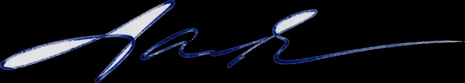 The same signature as a transparent PNG with the paper removed, ready to place over a document